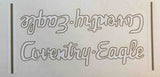 COVENTRY EAGLE downtube double decal