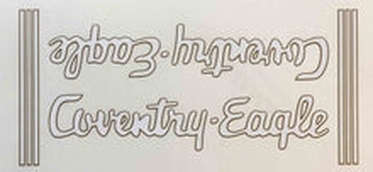 COVENTRY EAGLE downtube double decal - H Lloyd Cycles