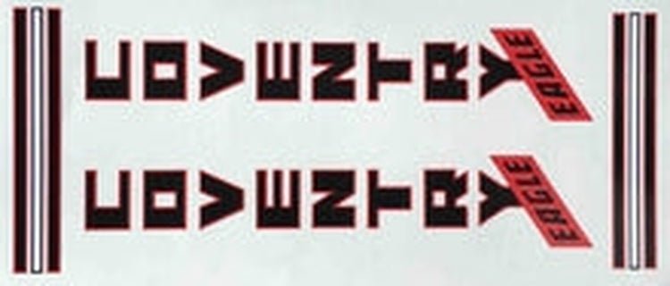 COVENTRY EAGLE seat tube decal. - H Lloyd Cycles