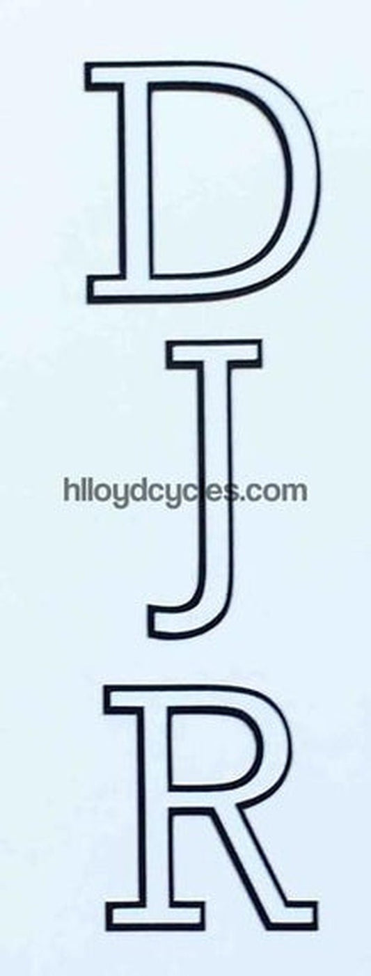 D RUSSELL seat tube decal - H Lloyd Cycles