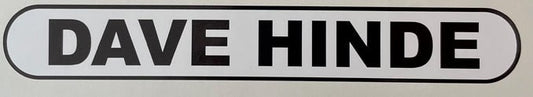 Dave Hinde Down tube decal - H Lloyd Cycles
