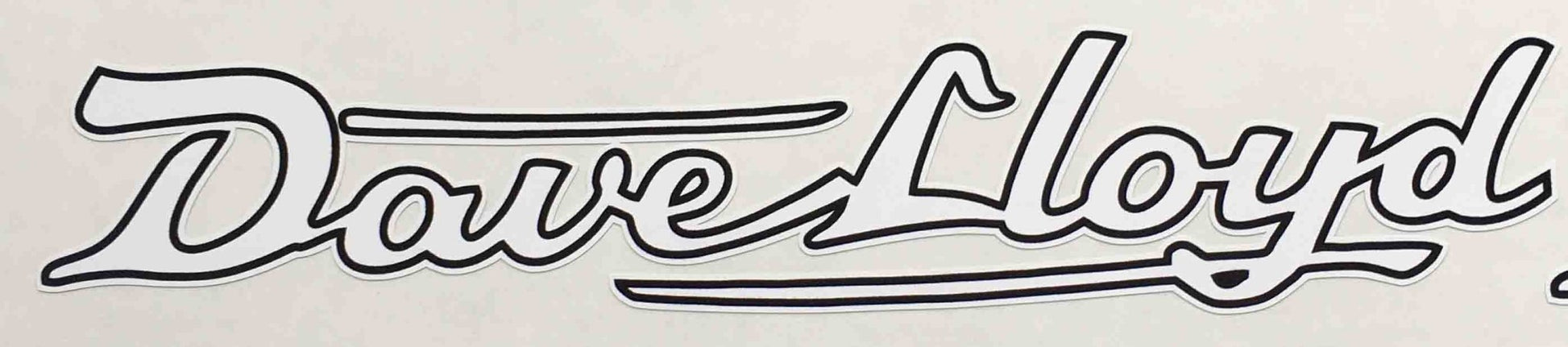 DAVE LLOYD downtube decal. - H Lloyd Cycles
