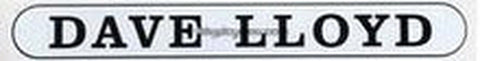 DAVE LLOYD downtube decal.