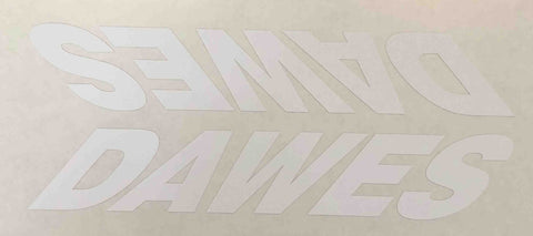 Dawes Downtube and seat tube decals