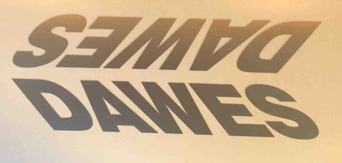 Dawes Fork Decals Handed Pair