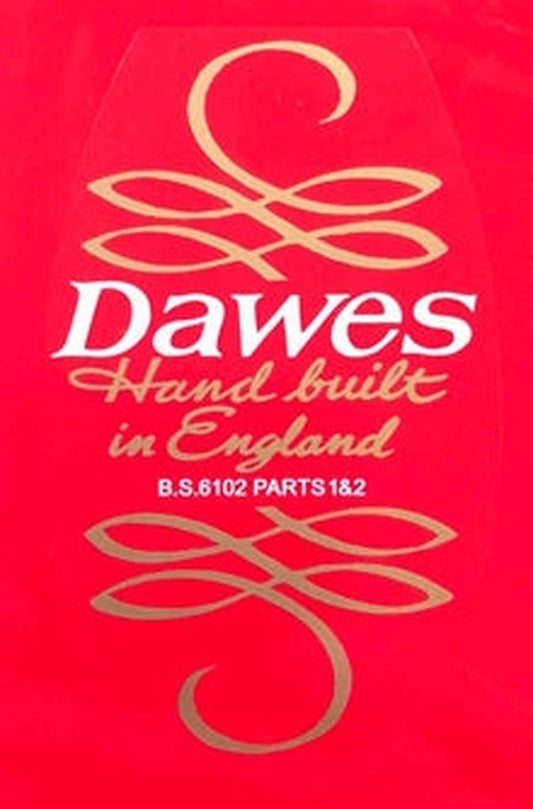 DAWES Hand built in England decal - H Lloyd Cycles