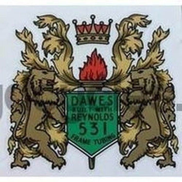 DAWES seat tube crest for Reynolds 531 - tubed frames. - H Lloyd Cycles