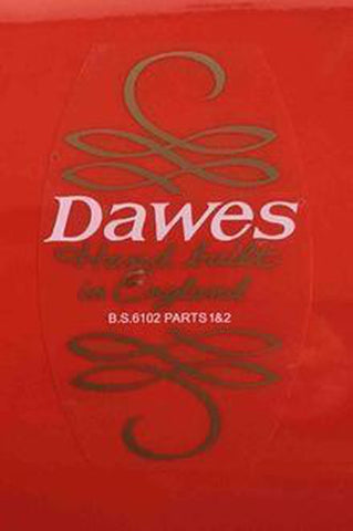 DAWES seat tube decal.