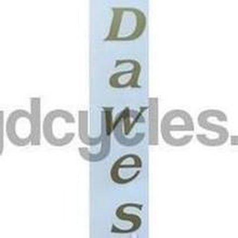 DAWES seat tube decal.