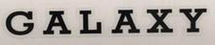 DAWES top tube decal for Galaxy model. - H Lloyd Cycles