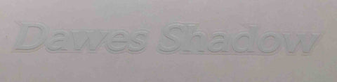 Dawes Shadow Top tube decal