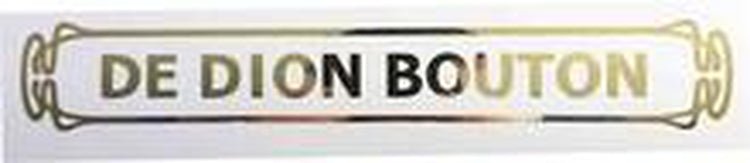 De Dion Bouton Decal - H Lloyd Cycles