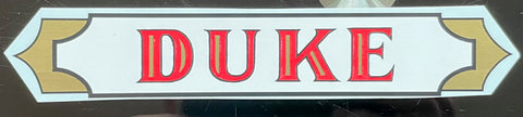 Duke Downtube decal