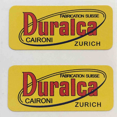 DURALCA rim decals.