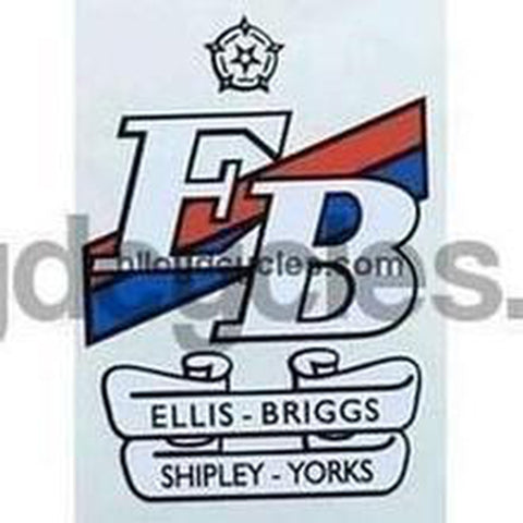 ELLIS BRIGGS head/seat tube decal.