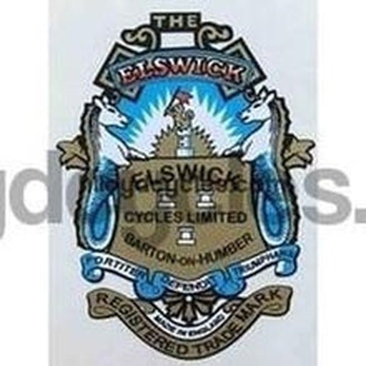 ELSWICK crest decal - H Lloyd Cycles