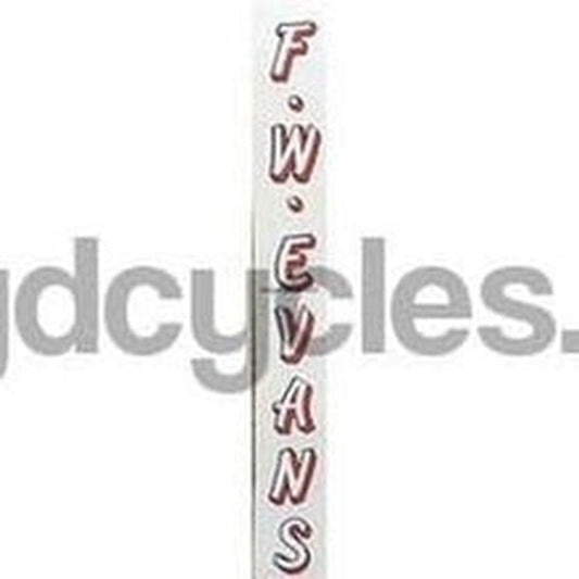 EVANS seat tube decal. - H Lloyd Cycles