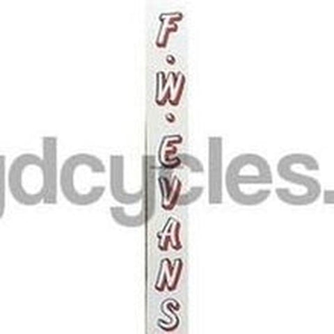 EVANS seat tube decal.