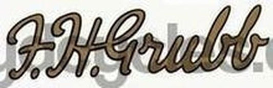 F H GRUBB D/T in script. - H Lloyd Cycles