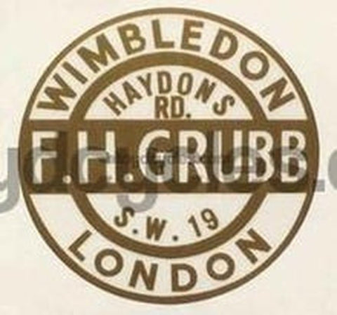 F H GRUBB head/seat.