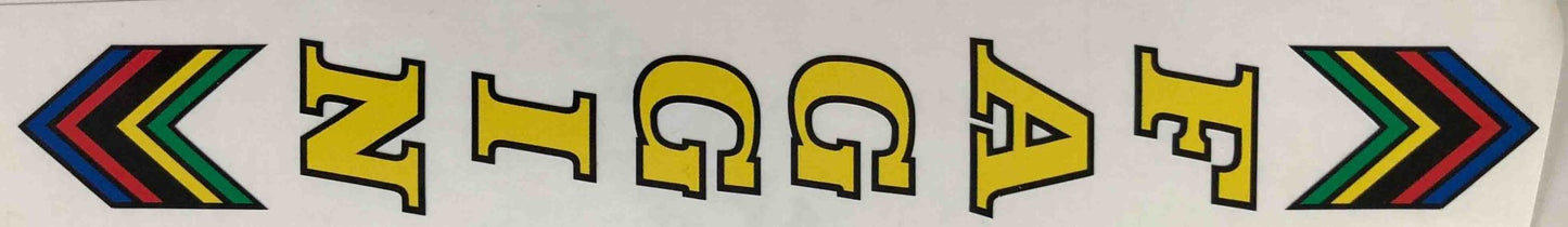 Faggin Seat tube decal - H Lloyd Cycles