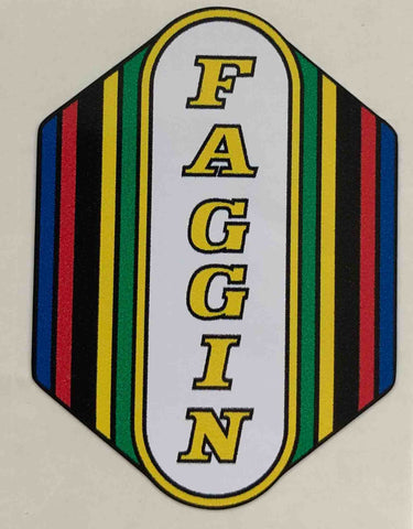 Faggin Head Decal