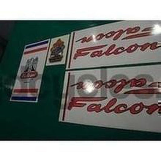 Falcon decal set for Lincolnshire - made frames 2 - H Lloyd Cycles
