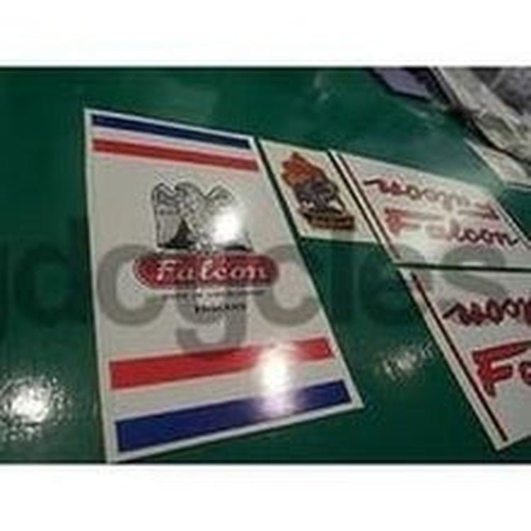 Falcon decal set for Lincolnshire - made frames 2 - H Lloyd Cycles