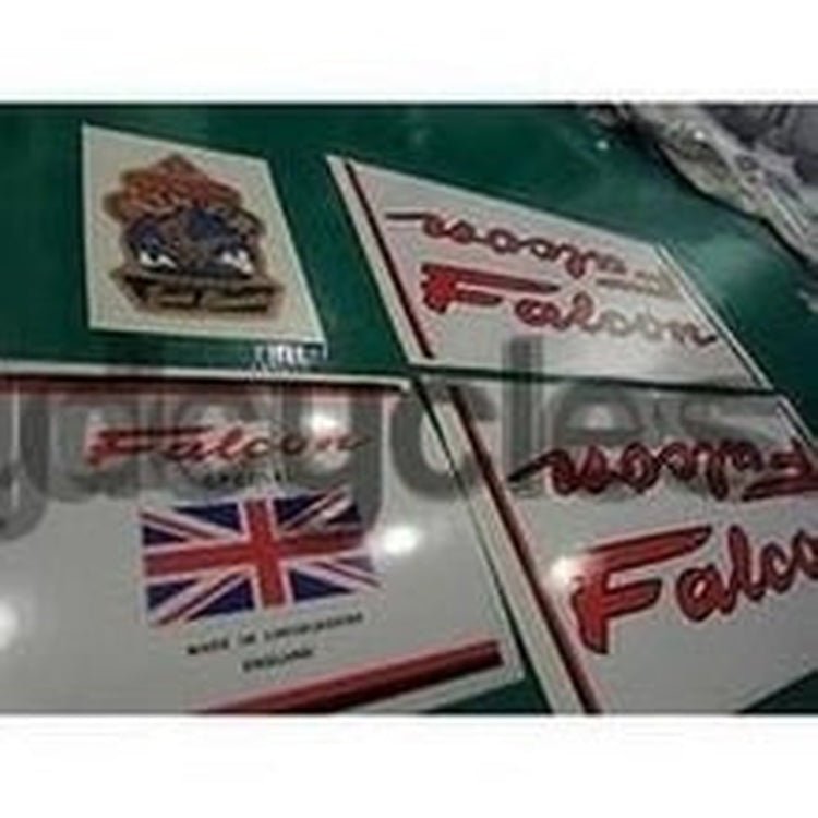 Falcon decal set for Lincolnshire - made frames - H Lloyd Cycles