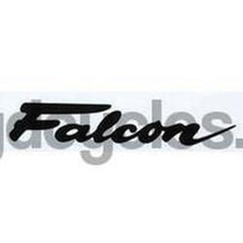 FALCON downtube in "brush-stroke" script.