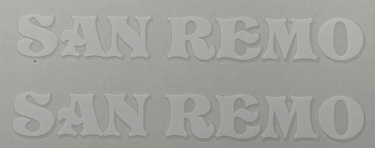 Falcon San Remo top tube decal - H Lloyd Cycles