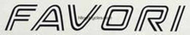 FAVORI downtube decal. - H Lloyd Cycles