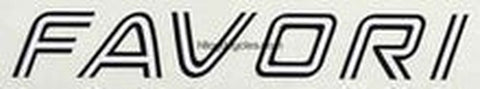 FAVORI downtube decal.