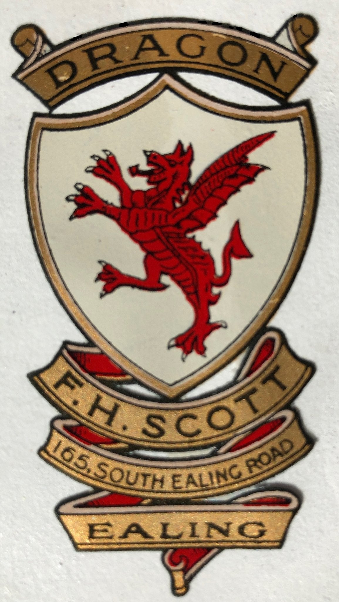 FH Scott Dragon Decal - H Lloyd Cycles