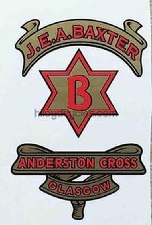 Flying Scot - Baxter Head/Seat Decal - H Lloyd Cycles