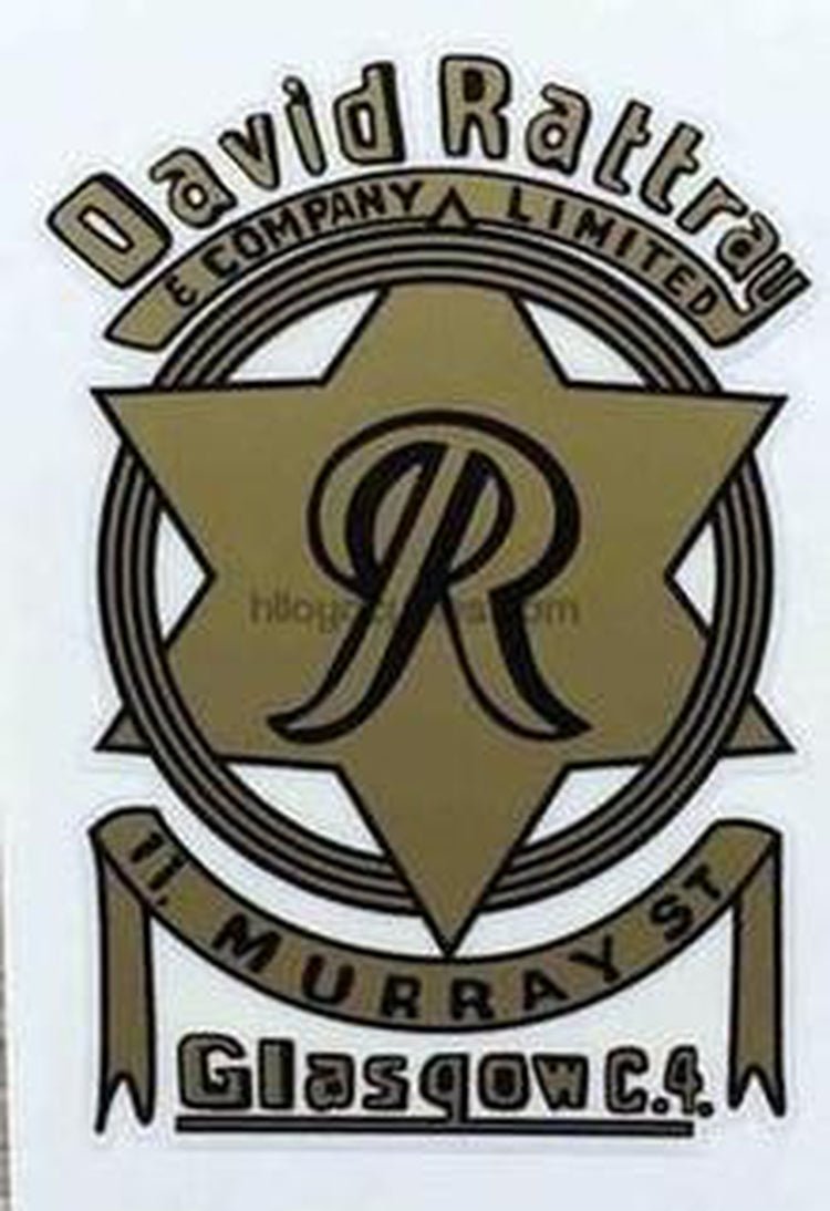 Flying Scot - Rattrays Head/Seat Decal - H Lloyd Cycles