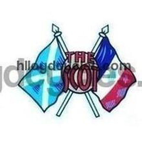 FLYING SCOT seat/head tube decal.