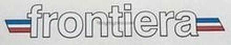 FRONTIERA (Carlisle, Cumbria) downtube decal. - H Lloyd Cycles