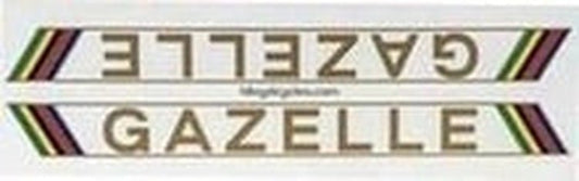 GAZELLE 1976 Down tube decal. - H Lloyd Cycles