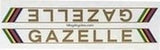 GAZELLE 1976 Down tube decal.