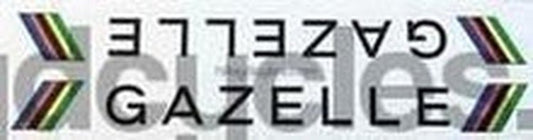 GAZELLE Down tube decal. - H Lloyd Cycles