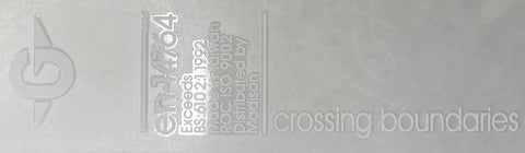 Genesis Crossing boundaries decal