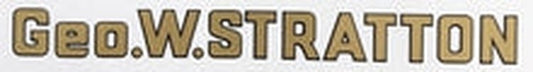 Geo Stratton Downtube decal - H Lloyd Cycles