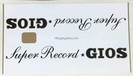 GIOS. Gios "torino" top tube detail. - H Lloyd Cycles