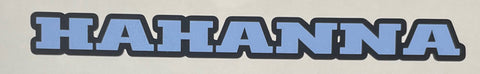 Kona Hahanna top tube decal