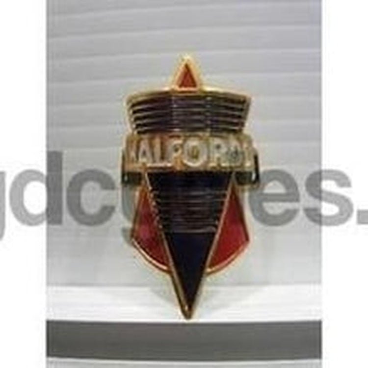HALFORDS metal headbadge. NOS. Perfect condition. Very rare - H Lloyd Cycles