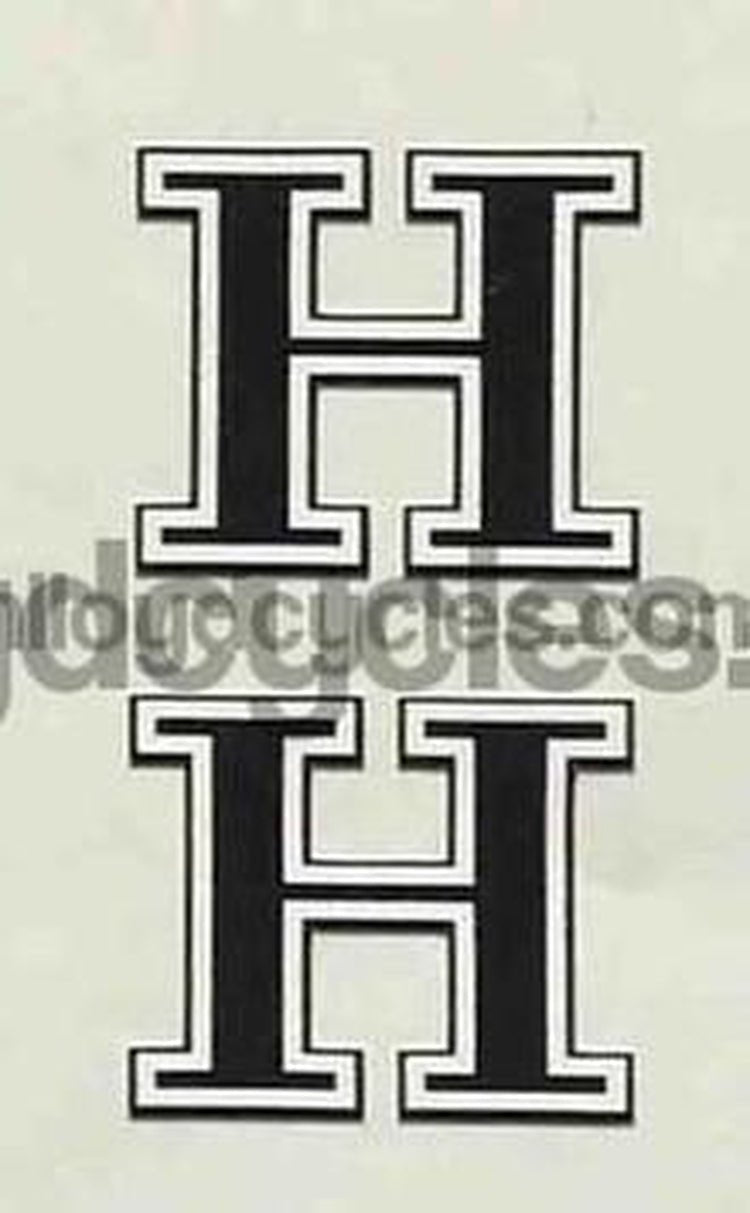 HARRY HALL Headtube decal. - H Lloyd Cycles