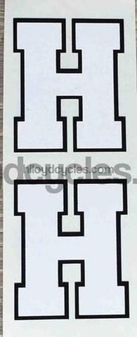 HARRY HALL Headtube decal.