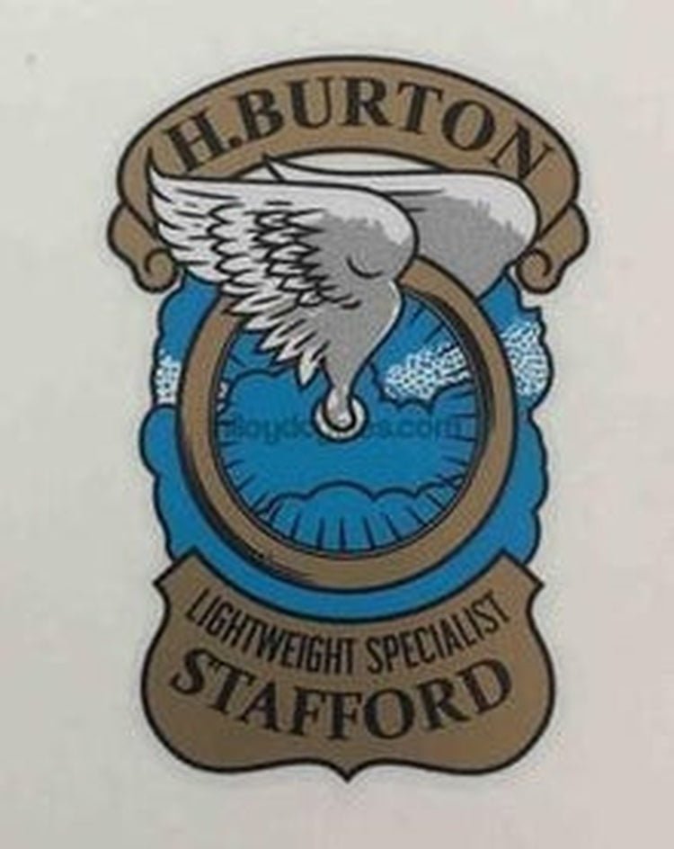 Henry Burton Head/Seat tube decal - H Lloyd Cycles