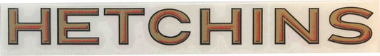 Hetchins Down tube decal - H Lloyd Cycles